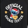 thumbnail image 3 of Lilo & Stitch - Official Cookie Tester - Women's Lightweight French Terry Long Sleeve Shirt, 3 of 5