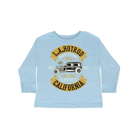 

Inktastic LA Hot Rod Drag Racing Gift Toddler Boy or Toddler Girl Long Sleeve T-Shirt