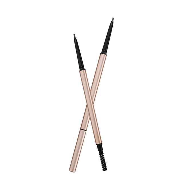 Crayon à Sourcils Imperméable de Qualité Longue Durée Double Face avec Brosse