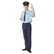Party City MEN Cosplay Officer Unisex Blue