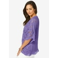 thumbnail image 3 of Jessica London Women's Plus Size Crochet Cardigan, 3 of 3