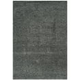 thumbnail image 5 of SAFAVIEH Laguna Neven Plush Solid Shag Area Rug, Dark Grey, 6'7" x 6'7" Round, 5 of 7
