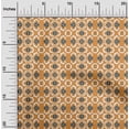 thumbnail image 2 of oneOone Viscose Chiffon Orange Fabric Mosaic Diy Clothing Quilting Fabric Print Fabric By Yard 42 Inch Wide, 2 of 6