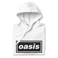 thumbnail image 2 of Oasis Logo Unisex Hoodie - White - Small, 2 of 5