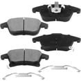 thumbnail image 2 of Front Ceramic Brake Pads w/Hardware Kits Fits for Ford Fusion, Ford Police Responder Hybrid, Lincoln MKZ -Ceramic Low Dust Brake Pad-4 Pack Fits select: 2013-2017,2019-2020 FORD FUSION SE, 2 of 5