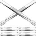 thumbnail image 2 of MIANGASTORE 10 Pcs Pinces à Cils Plates en Acier Inoxydable Outils de Collection Philatélie, 2 of 7