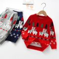 thumbnail image 2 of SYNPOS Toddler Little Kid Boy Girl Cute Alpaca Christmas Sweater Pullover Tops, 2 of 4