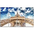 thumbnail image 2 of Belle Vue de Paris Tour Eiffel Nuages - Impression sur Toile Paysage Urbain, 2 of 3
