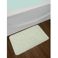 thumbnail image 2 of Cactus Bath Mat, Saguaro Desert Nature Leaf Wilderness Hipster Vintage, Plush Bathroom Decor Mat with Non Slip Backing, 29.5" X 17.5", Eggshell and Fern Green, by Ambesonne, 2 of 2