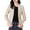 Beige, variant on Sanbonepd Women's Daily Outing Regular Fit Casual Blazer Long Sleeve Solid Color Jacket