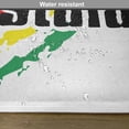 thumbnail image 6 of Ambesonne Rasta Place Mats Set of 4, Grunge Rastafari Words, Standard Size, Red Green and Yellow, 6 of 6