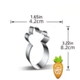 thumbnail image 1 of Hardware Easter Bunny Cookie Cutter Set | Stainless Steel Cookie Cutters | Baking Tools | Holiday Baking Essentials, 1 of 2