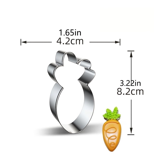 Hardware Easter Bunny Cookie Cutter Set | Stainless Steel Cookie Cutters | Baking Tools | Holiday Baking Essentials