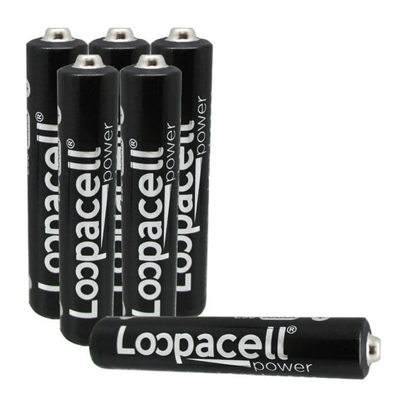 Loopacell 6 New AAAA 1.5 Volt Alkaline Batteries
