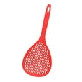 thumbnail image 4 of Strainer Long Handle Heat-resistant Kitchen Skimmer Sifter Plastic Cooking Sieve Scoop Spoon, Red, 4 of 7