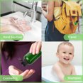 thumbnail image 7 of LISAPACK 3.4Oz Travel Bottles with Flip Cap (5 Pcs) Empty Dispenser Container for Travel Size Cosmetics (100ml, Green), 7 of 7