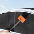 thumbnail image 6 of Car Window Cleaning Brush with Telescopic Aluminum Handle, Microfiber Head, Adjustable Length Windshield Cleaner for Cars & Home, Streak-Free Glass Cleaning Tool, 12.6-19.9 Inch, 6 of 7