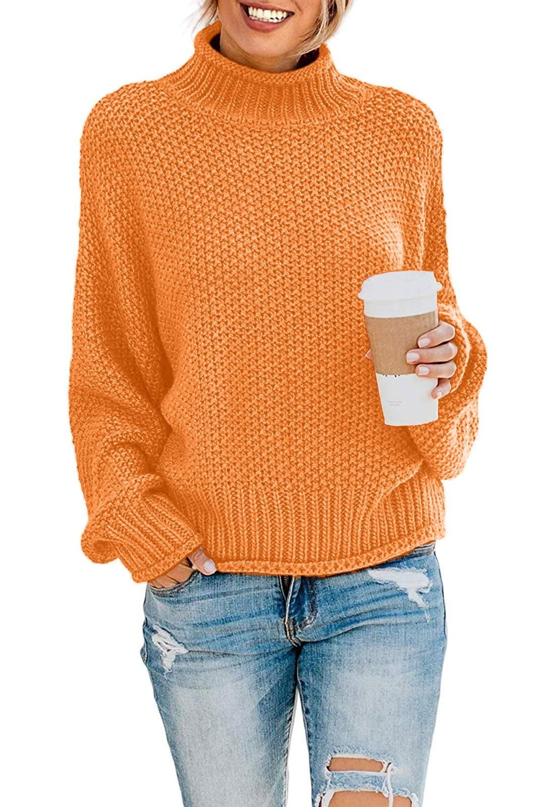 Dodo Bar Or Pull Colloalto Arancione in Orange Womens Clothing Jumpers and knitwear Turtlenecks Save 12% 