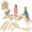 Yellow-8-in-1, variant on 7in1 Foldable Baby Climbing Toys,Wooden Climbing Set with Arch&Ramp&Ladder,Baby Climber Indoor Jungle Gyms for Christmas New Year Gift