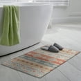 thumbnail image 2 of Yuma Indoor/Outdoor Orange Southwest 1'8" x 2'6" Non-Skid Accent Rug, 2 of 8
