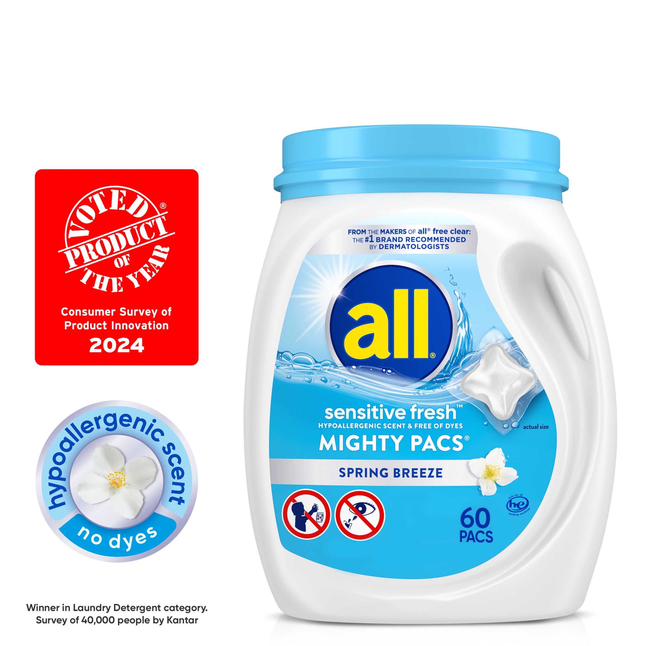 All - Brandclub - all Sensitive Fresh Mighty Pacs Laundry