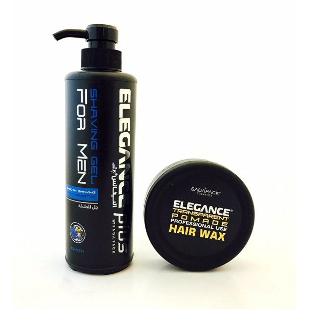 Elegance By Sada Pack Barber Clear Shaving Gel Earth 500 ml, Elegance