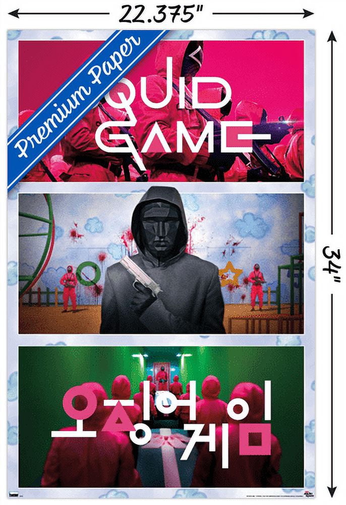 Netflix Squid Game - Collage Wall Poster, 22.375" x 34"