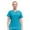 GREEN, variant on HEAL+WEAR Women's V-Neck Multi-Pocket Scrub Top Soft Stretch Fabric Surgical Uniforms Doctor Nursing