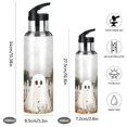 thumbnail image 2 of Yayeee 20oz Insulated Water Bottle Double Wall Stainless Steel with Flip Straw Lid, Halloween Pumpkin Field, 2 of 7