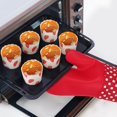 thumbnail image 5 of Guante Resistente al Calor - Guante de Cocina de Silicona, Antideslizante. Guante Ideal para Horno, Barbacoa, Juego de 2 Piezas (Rojo) kaili Sencillez, 5 of 5