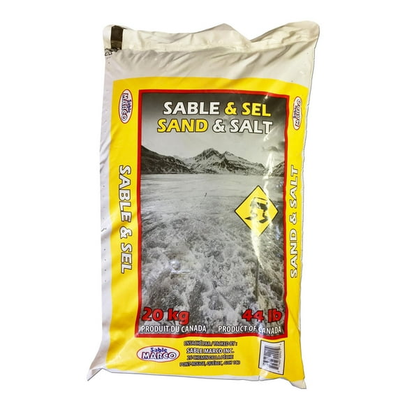 Sable Marco Sable et Sel 20kg Antidérapant et déglaçant