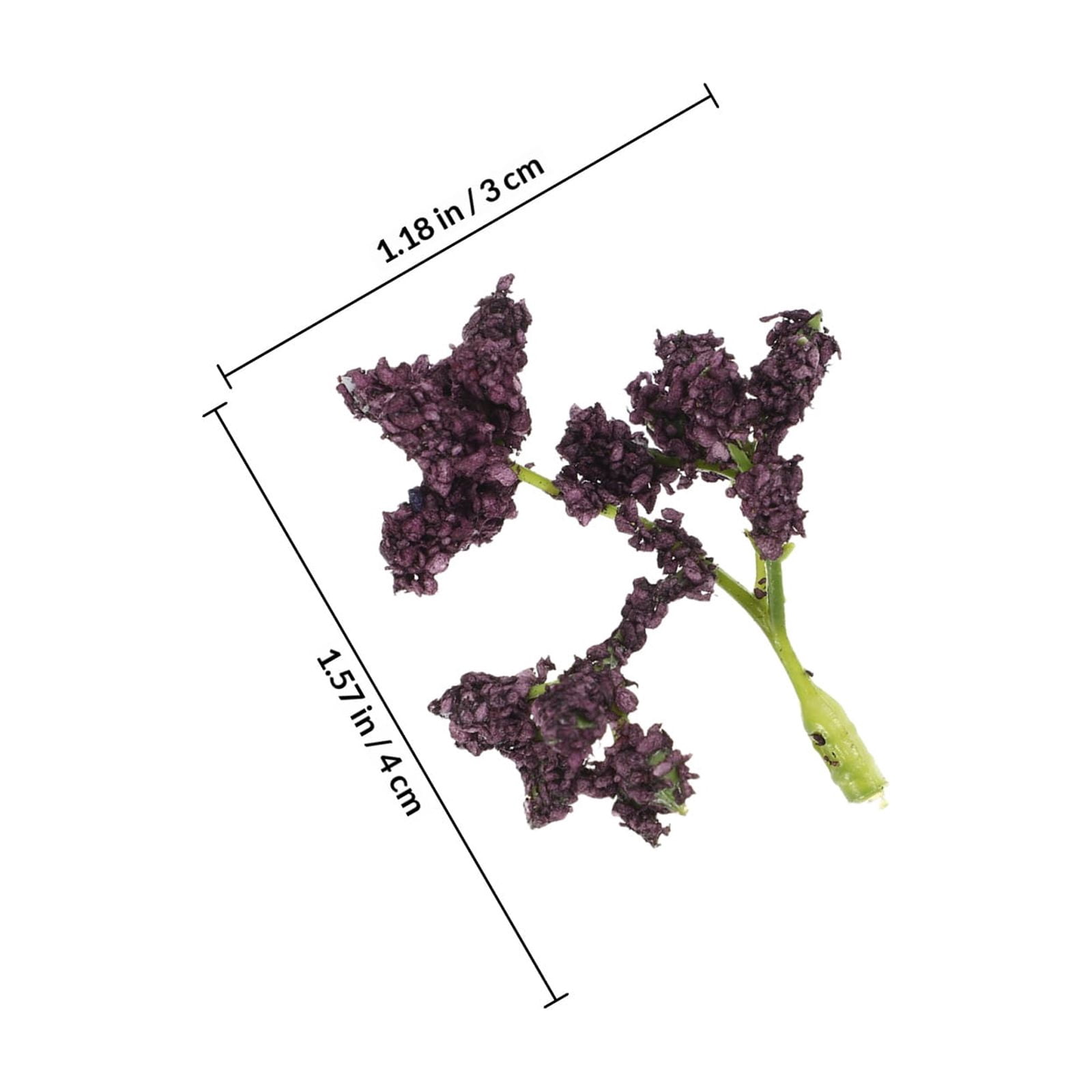 TABLZONE 100Pcs Purple Artificial Foam Flower Stamens for DIY Decoration Wedding Party Floral Crafts