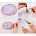thumbnail image 2 of 2 Pcs Resin Nail Art Palette, Diy Plate Nail Tool Palette, Makeup Colored Resin Painting Palette Gel Nail Art Mix Polish Agate Shake, 2 of 5