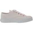 thumbnail image 6 of Superga Women's 2630 White/Rose Lace Up Tennis Shoe Cotu Rounded Toe Sneaker (White/Rose, 9.5), 6 of 7