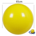 thumbnail image 2 of Pelota de yoga extragruesa, pelota para ejercicios, pelota suiza resistente para equilibrio, estabilidad, embarazo, fisioterapia, bomba rápida incluida, 2 of 5