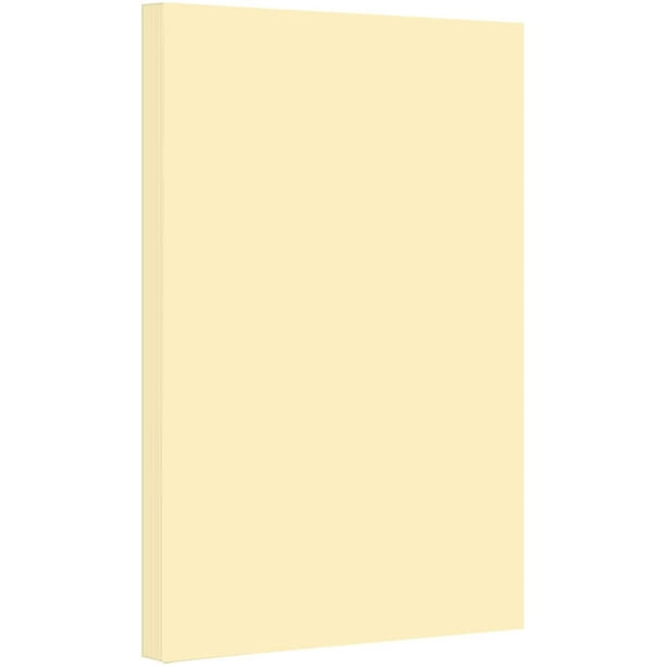 Ivory Pastel Color Paper 20lb. Size 8.5 X 14 Legal/Menu Size 50 Per