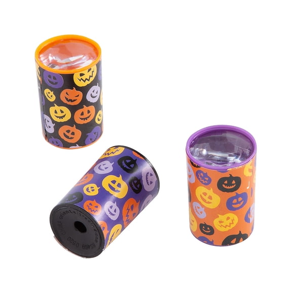 Fun Express Bulk 48 Pieces Mini Halloween Jack-O’-Lantern Prisms