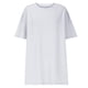 thumbnail image 5 of Karight Womens Oversized Tshirts Summer Casual Short Sleeve Crew Neck T Shirt Loose Fit Side Slit Tee Tops, 5 of 9