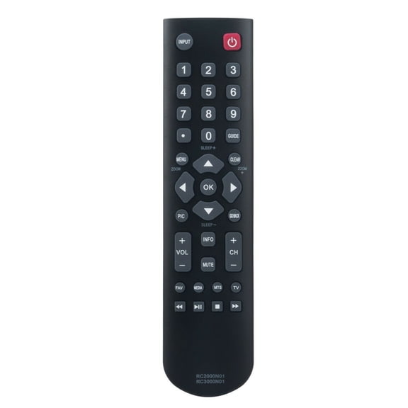RC3000N01 RC2000N01 Replace Remote for TCL TV LE32HDF3300 RC2000N02 RC3000N02