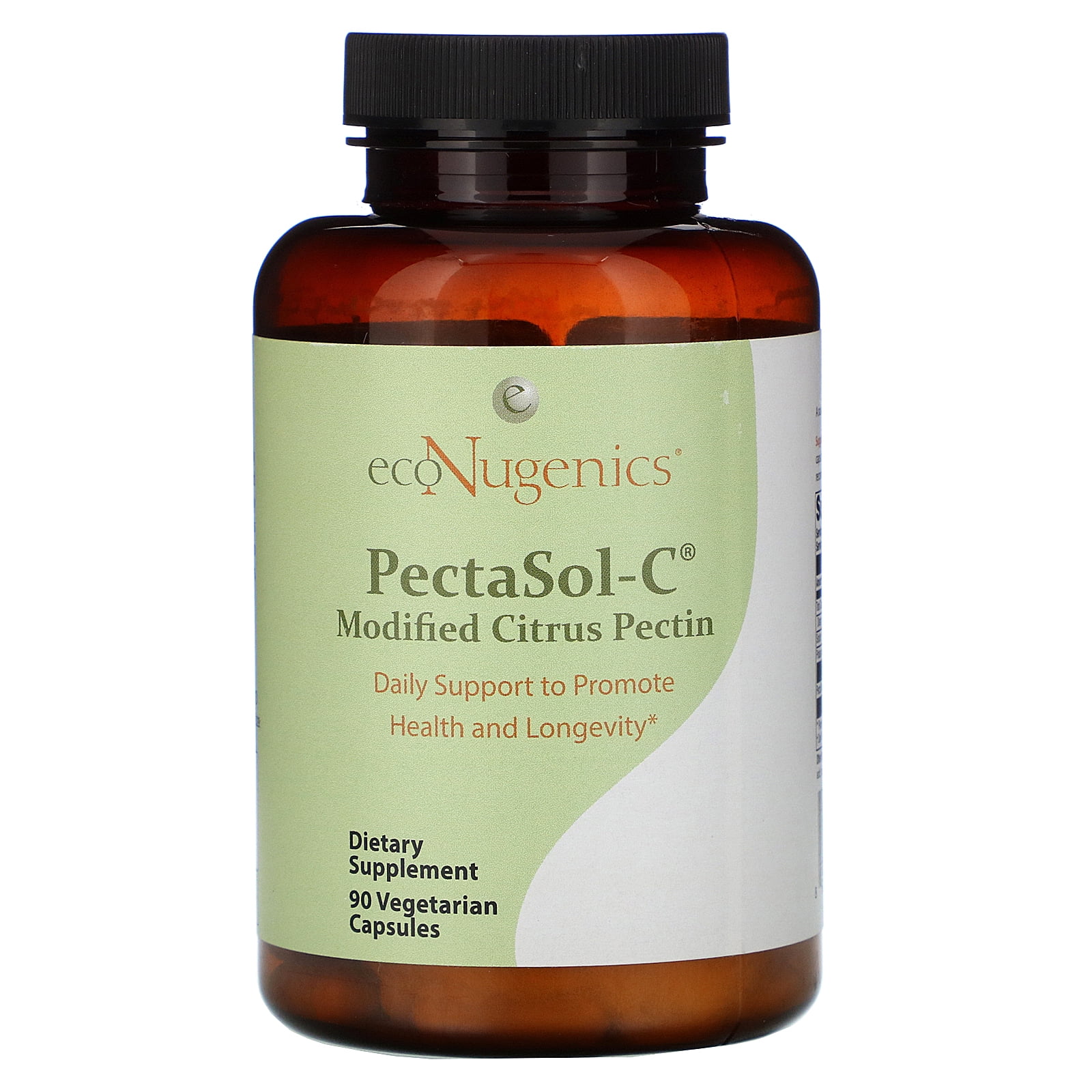 Econugenics PectaSolC, Modified Citrus Pectin, 90 Vegetarian Capsules