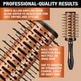 Conair Quick BlowDry Copper Collection, Vented Round Brush, Hair Brush
