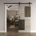 thumbnail image 4 of Coast Sequoia Inc Coast Sequoia 24in./30in./36in./42in. x 84in. S Series Multi-Color Pine Wood Sliding Barn Door Without Hardware Kit Carbon, 4 of 5