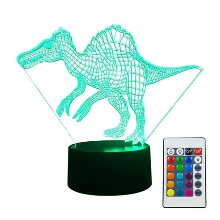

Buodes Desk Lamp Children 3D Dinosaur Night Light 7 Color Variations USB Dinosaur Night Light Children s Birthday Gift Home Decoration