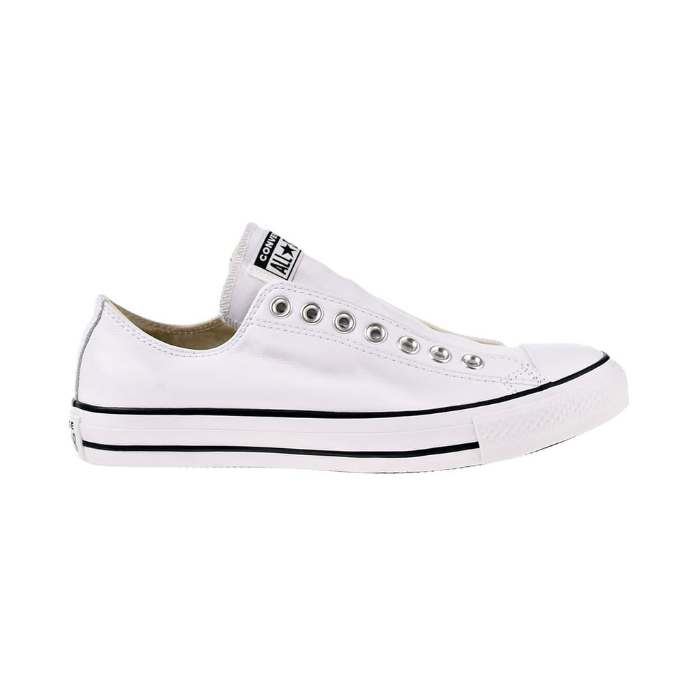 Converse - Converse Chuck Taylor All Star Leather Slip Men's Shoes White-Black 164975c - Walmart 