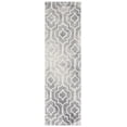 thumbnail image 2 of Safavieh Dip Dye Lairos Distressed Wool Runner Rug, Gray/Ivory, 2'3" x 10', 2 of 11