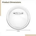 thumbnail image 4 of DIY Buttons 3 Inch with Pin, Create Your Own Button Pins, Sublimation Badge Blanks with Hole, Quality Acrylic, 24-Piece Set for Personalized Crafts and Decorations, 4 of 5