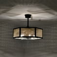 thumbnail image 3 of Neira 27 in. 6-Light Indoor Matte Black and Woven Rattan Finish Ceiling Fan with Light Kit, 3 of 5