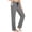 Dark Grey, variant on Women Cotton Yoga Sweatpants with Drawstring Wide Leg Lounge Pajama Pants for Workout Jogging Running Home & Leisure