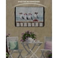 thumbnail image 6 of Outdoor TV Cover 30 to 32 Inch Weatherproof, Coastal Funny Waterproof TV Screen Protector for Outside Decor with Zipper and Pocket 30"L x 19"H&nbsp; , Watercolor Seagull Ocean Beach White Aqua, 6 of 7