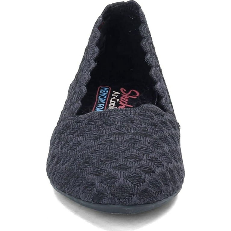 Skechers memory foam flats hot sale